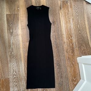Theory Knit Black Dress Back Opening size P
